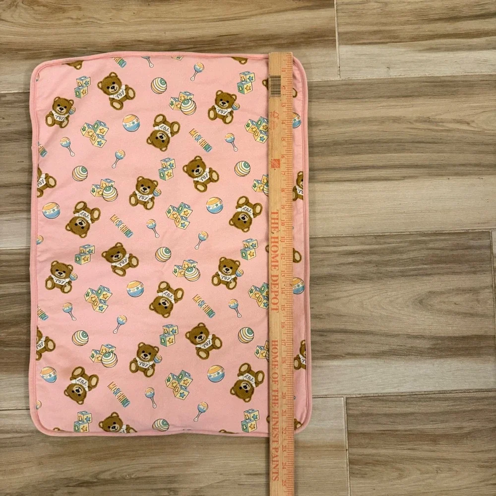 Moschino Baby Pink Toy Bear Changing Mat Diaper Pad MSX03D LCB34 Portugal
